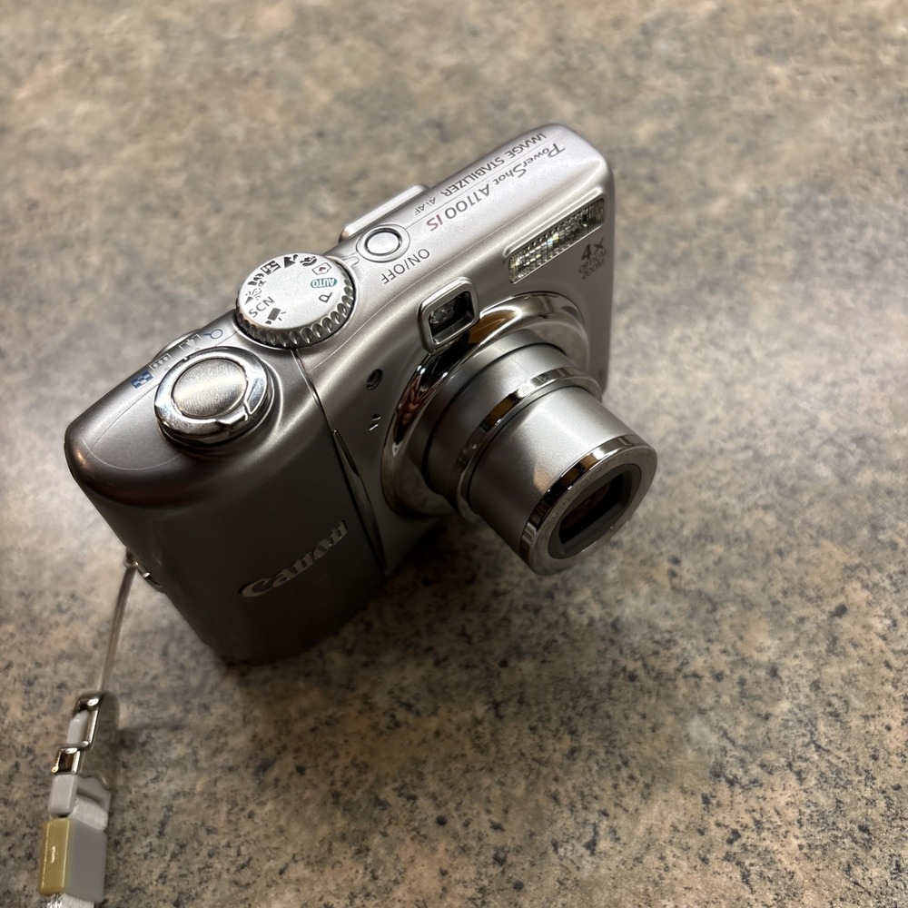 Canon PowerShot A1100 IS 12.1MP Digital Camera silver MINT COND+ Stand & Mem Car - Picture 11 of 13